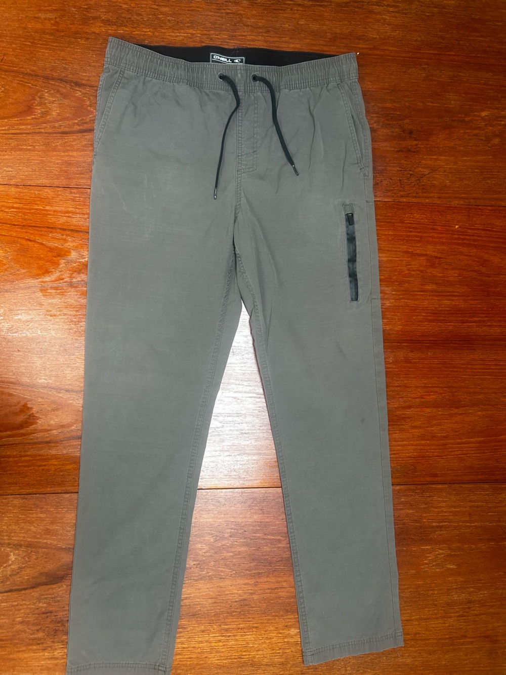 O'Neill Men's Olive Gray Slim Joggers